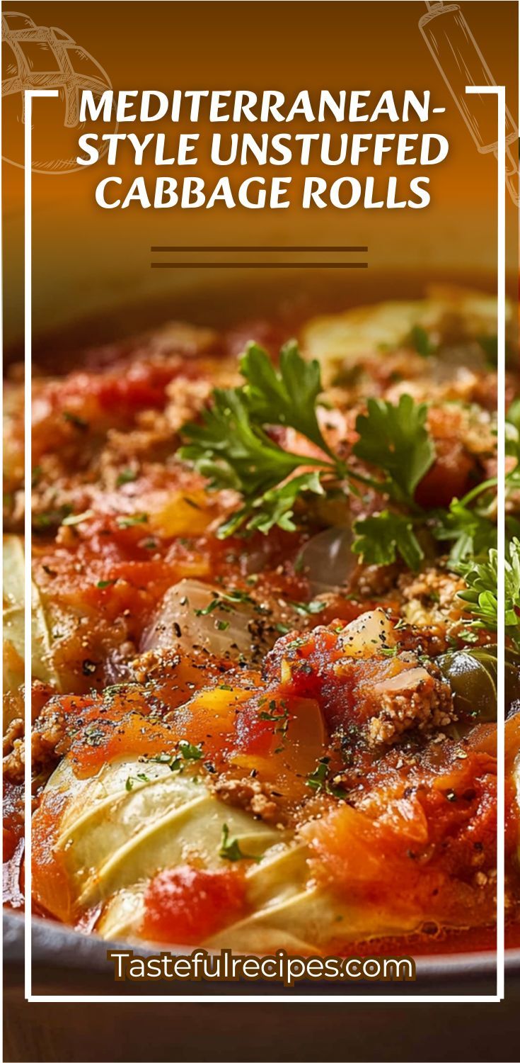 Mediterranean Unstuffed Cabbage: A Flavorful Family Meal